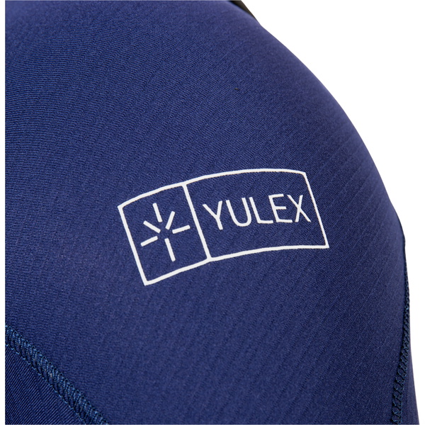 2026 GUL Mens Yulex Flexor 3/2mm Chest Zip Wetsuit FX1219-GRBL - Grey / Blue